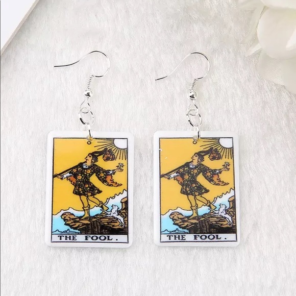 Tarot Deck Earrings The Fool - Picture 1 of 1
